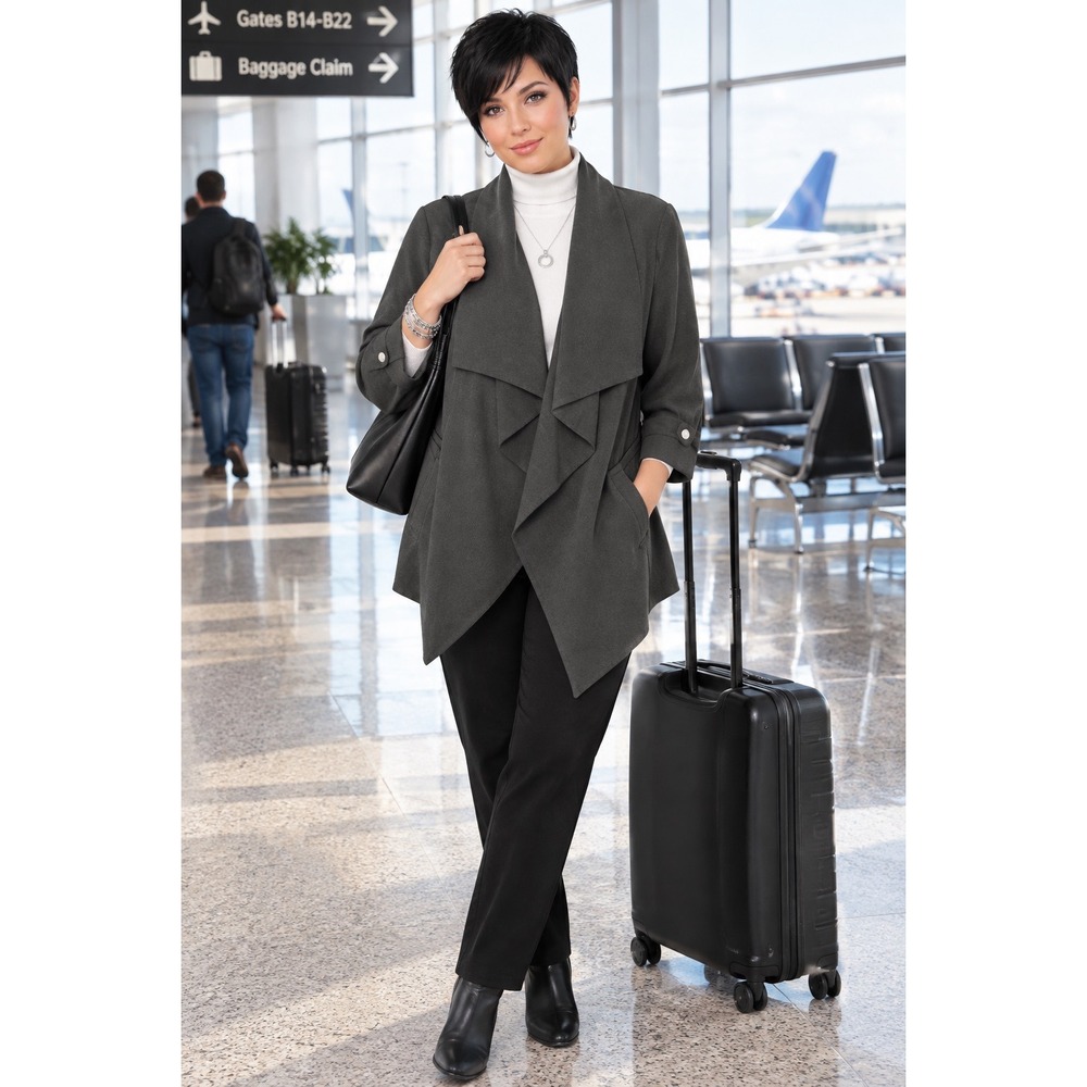 Christopher‎ & Banks Black Cardigan NWT Medium